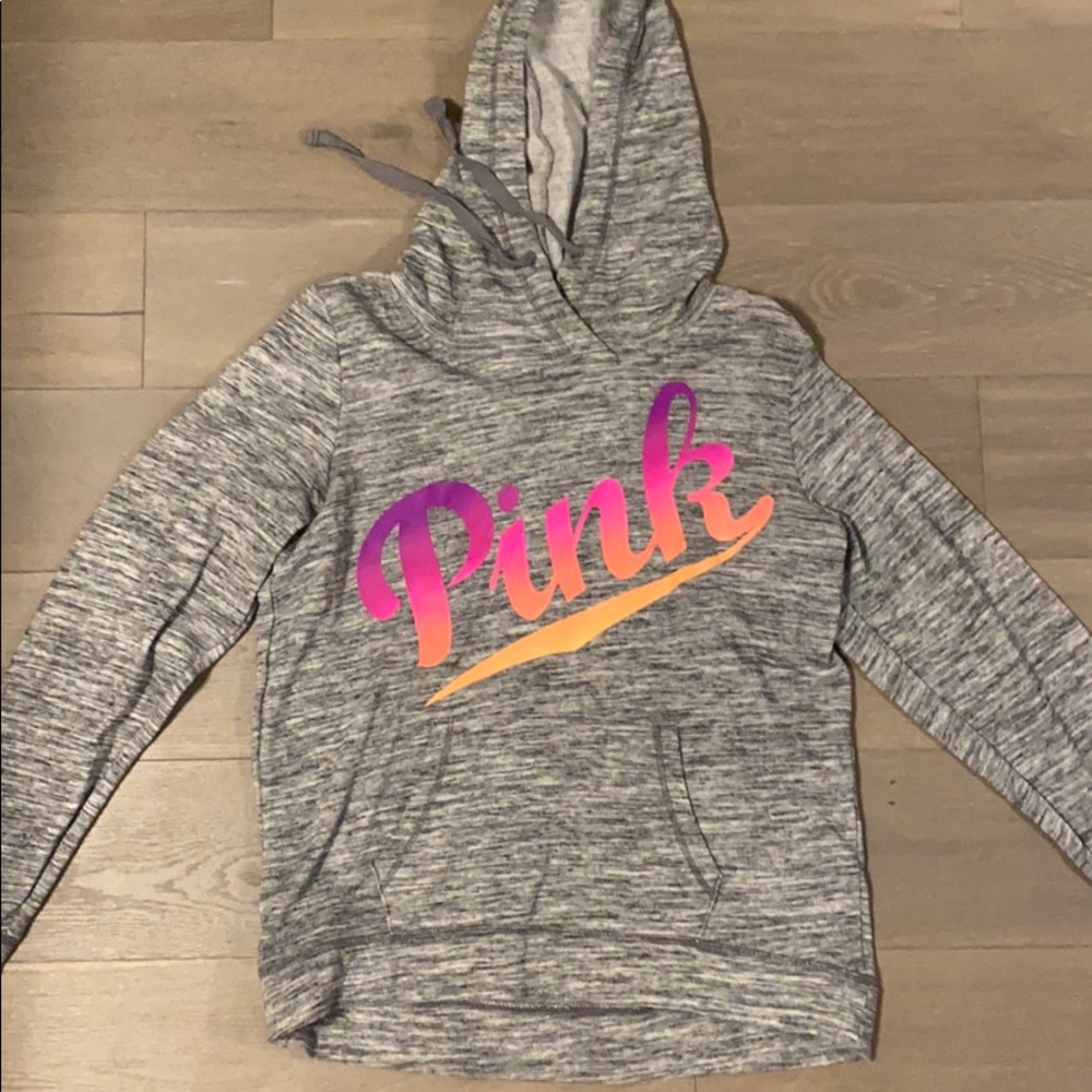 PINK - Hooded Sweatshirt - M